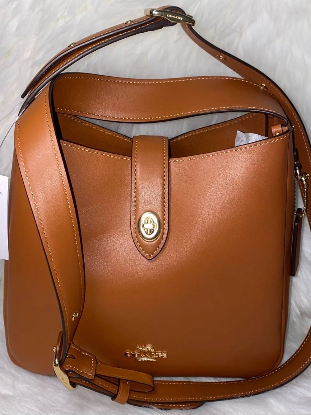 Coach leather purse Hadley Convertible Crossbody New with tags